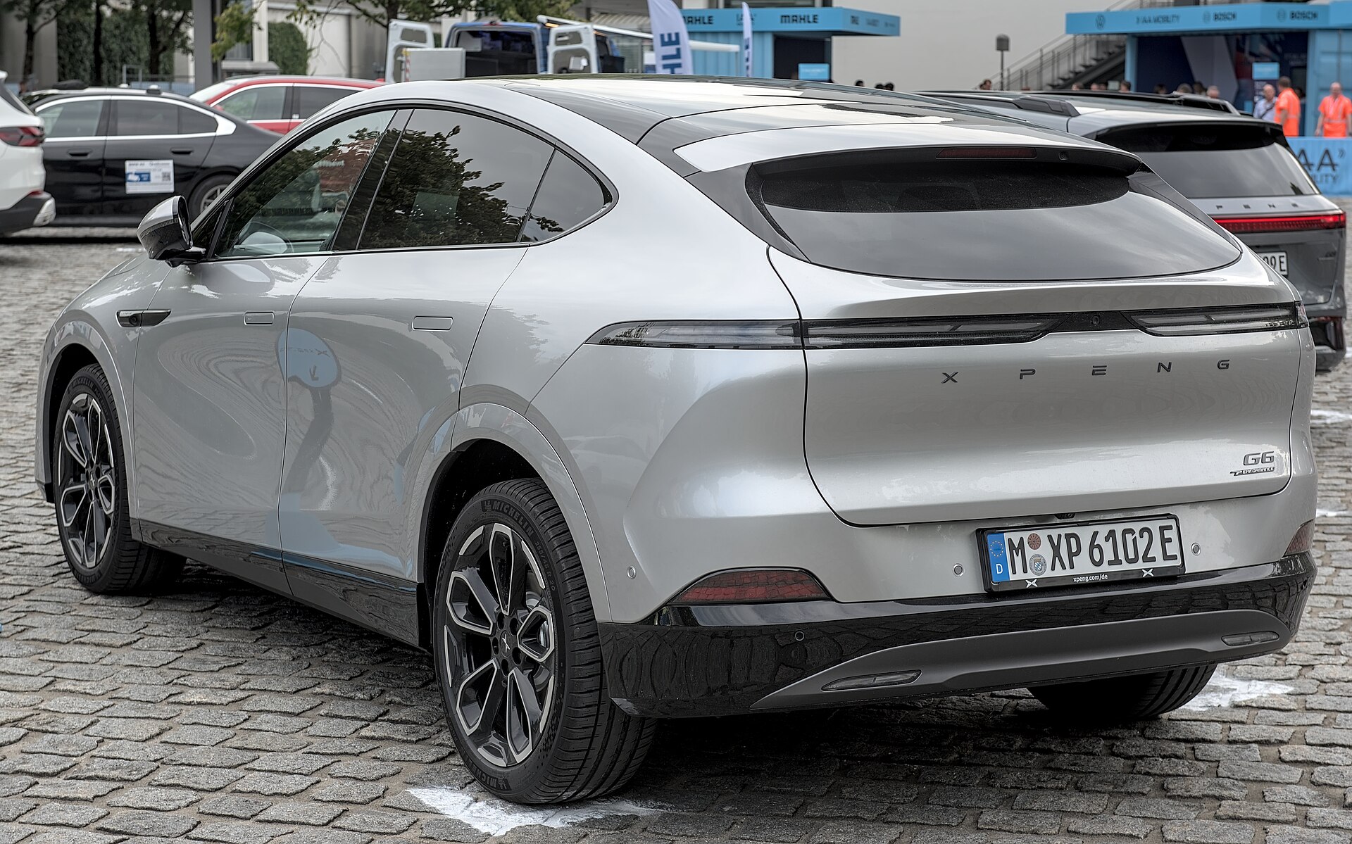 XPeng G6 des Modelljahrs 2025 in einer Front Seitenansicht